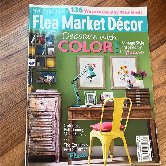 Lot of 4 Flea Market Style Magazine Collection Vintage Antiques Decor Collecting - Picture 4 of 11